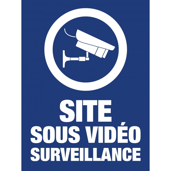 Pictogramme Espace sous Vidéo Surveillance. (Q0116). Signalisation