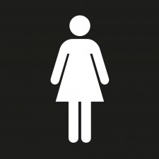 Pictogramme "Toilettes Femmes" NOIR