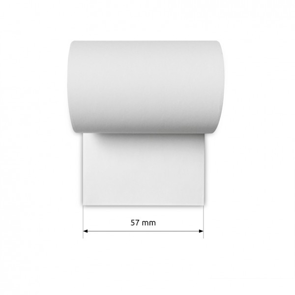 ✓ LOT de 10 Rouleau de papier thermique - Sans BPA - 44x70x12mm couleur  Blanc en stock - 123CONSOMMABLES