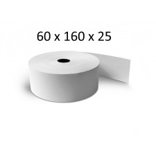 60x160x25 - Carton 10 Rouleaux de caisse thermique - sans Bisphénol A