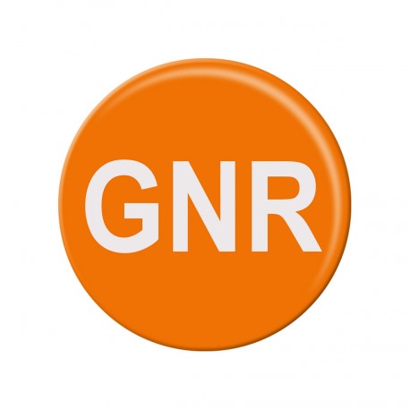 Macaron / Pastille d'identification pistolet Gazole Non Routier (GNR)