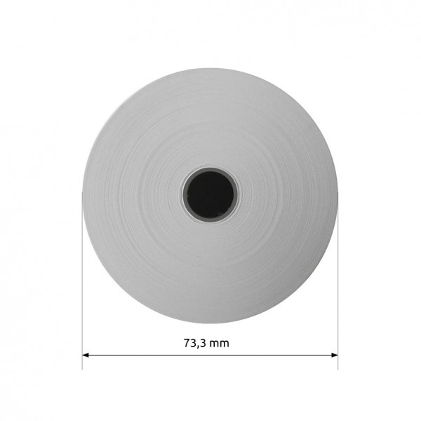 Carton de 50 bobines de papier thermique 60x46x12 mm